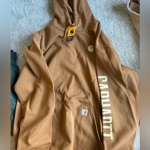 Men's carhartt hoodie. Size XXL in chestnut brown color.